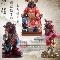 时育林《钟馗神威图》国画人物钟馗画像辟邪镇宅 看货4520