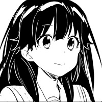 纯黑白的动漫风格 (2)