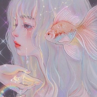 唯美梦幻的女生插画15张图 (14)