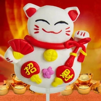 鼠女大富大贵微信招财头像 (11)