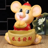 鼠女大富大贵微信招财头像 (12)