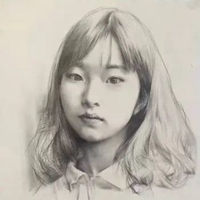 超萌可爱素描小女孩头像 (18)