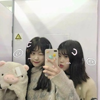 敲可爱闺蜜双人头像 超可爱闺蜜头像双人两张 (14)