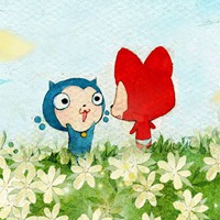 阿狸治愈头像，献给依然相信童话的你 (2)