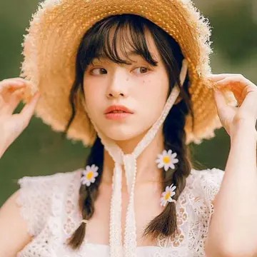 原宿风写真真人女生头像气质好看的写真女图