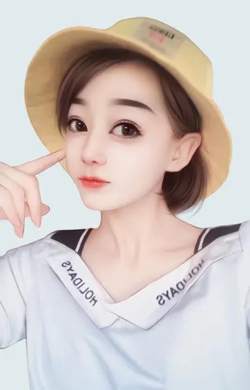 手绘女生漫画头像，闺蜜头像，高端唯美显气质，你的头像我承包了