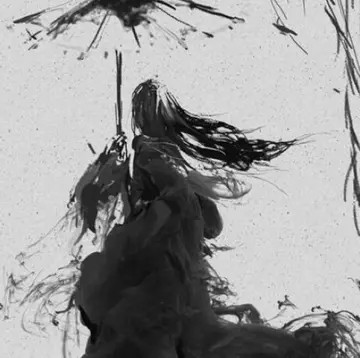 头像古风水墨意绘插画