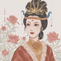 清新唯美国风古装俊秀女生头像插画 (11)