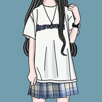 简单卡通JK制服少女头像15张 (8)