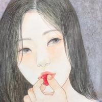 精致淡雅画风美女头像插画 (8)