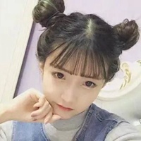 双丸子头欧美女生头像 (7)