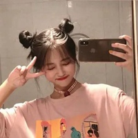 双丸子头欧美女生头像 (14)