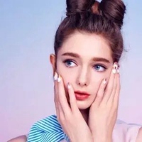 双丸子头欧美女生头像 (17)