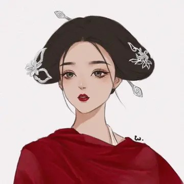 超好看的女生插画头像画师：莺歌燕舞几时休