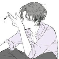 吸烟的漫画头像男生霸气 (16)