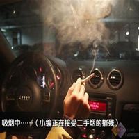 坐在车里抽烟的头像 (13)