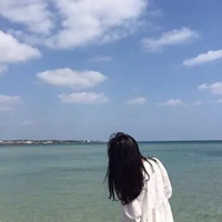 清新女生头像背影海边 海边的头像女生背影高清 (1)