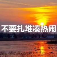 拒绝扎堆头像 不要扎堆凑热闹头像带字 (12)