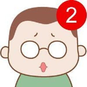 卡通男生带数字强迫症微信头像