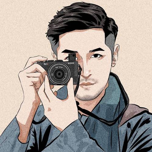 【精选好物】微信头像定制 手绘头像定制微信情侣街酷风漫画人像卡通