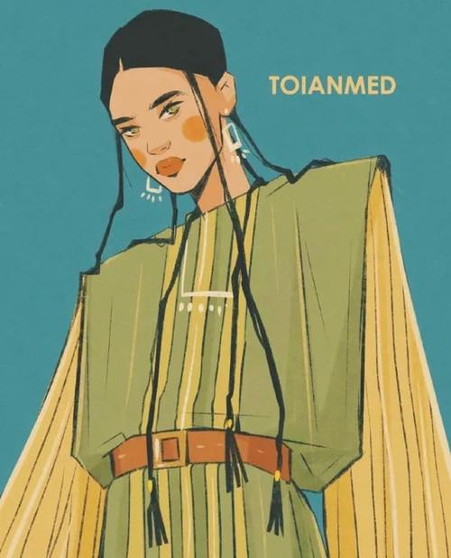 插画酷女孩画师toianmed