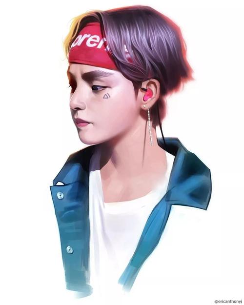 这样的画绝对适合酷女孩做头像