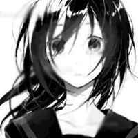 黑白高冷动漫微信头像女生头像