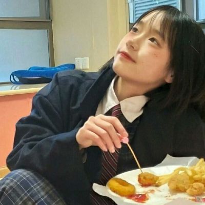 很萌的吃货头像女生大全微信女生头像真人可爱