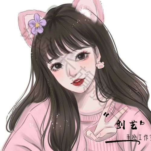 微信头像定制 手绘头像定制原创水晶风画师约稿漫画卡通设计情侣照片