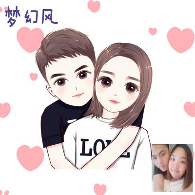 情侣微信图片头像卡通