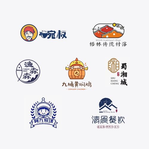 logo设计原创商标公司企业品牌字体卡通图标手绘门头战队微信头像