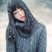 忧郁伤感的雪花人物微信头像【点击鼠标右键下载】