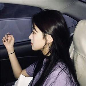 女生侧脸小清新微信头像