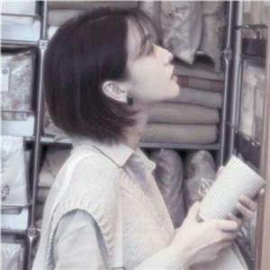 女生侧脸小清新微信头像