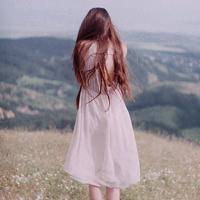 女生头像唯美侧脸长发闭眼_做一辈子的孩纸 小清新女生头像