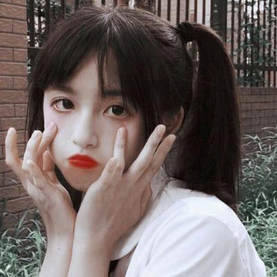 微信头像女生可爱萌女生头像温暖阳光侧脸图