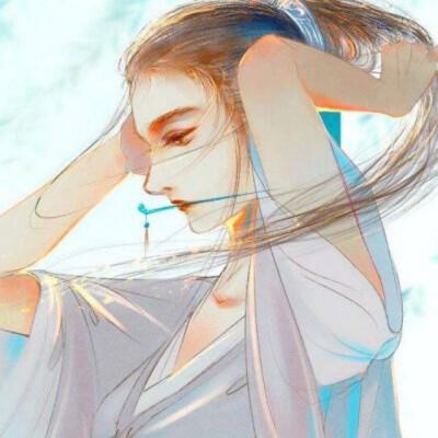 古风头像女动漫侧脸