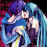 霸气男女接吻头像