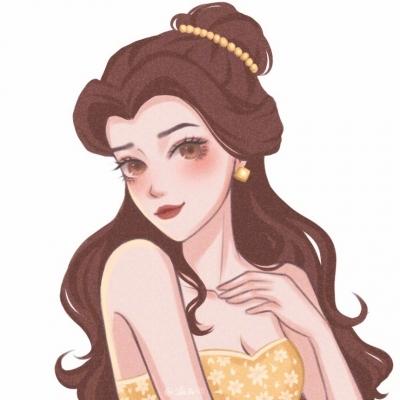 高清性感的女生头像手绘迪士尼公主图片,女生头像图片