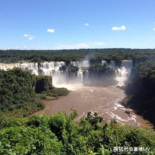 瀑布风景微信头像,巴西伊瓜苏大瀑布自然风景图片_整理_头像_巴西