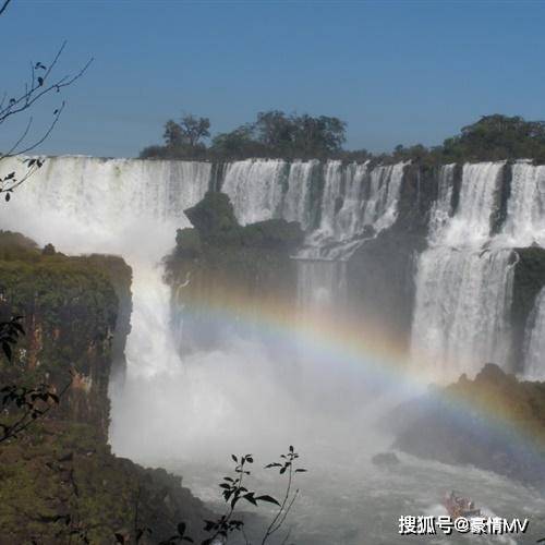 瀑布风景微信头像,巴西伊瓜苏大瀑布自然风景图片_整理_头像_巴西