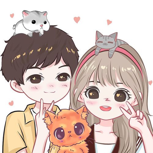 霜魄 微信头像定制 q版手绘头像卡通人物形象动漫设计情侣漫画真人照