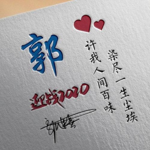 你该换微信头像了,新款迎战2020磨砂质感照片签名头像,不要错过_手机