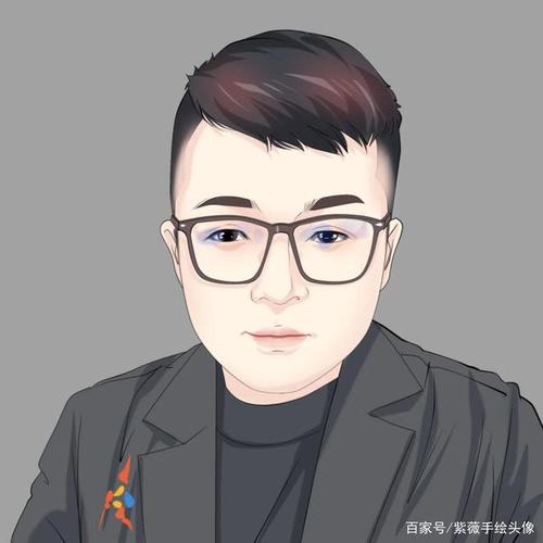 你的微信头像该换一换了,男士真人手绘漫画头像,你会喜欢的