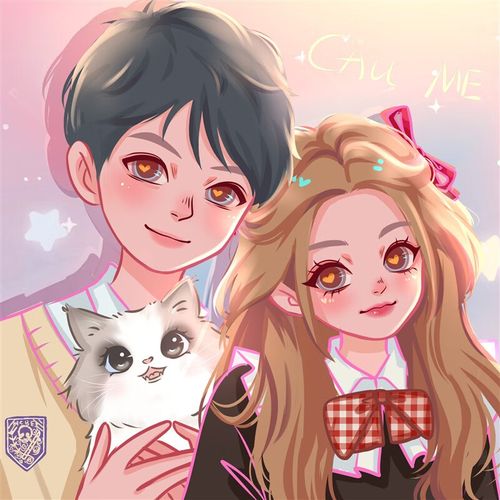 霜魄 微信头像定制 手绘头像定制情侣画像卡通宠物q版真人照片漫画头