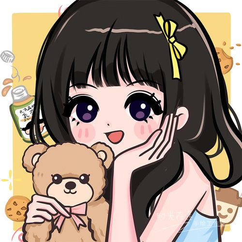 霜魄 微信头像定制 手绘头像定制情侣画像卡通宠物q版真人照片漫画头