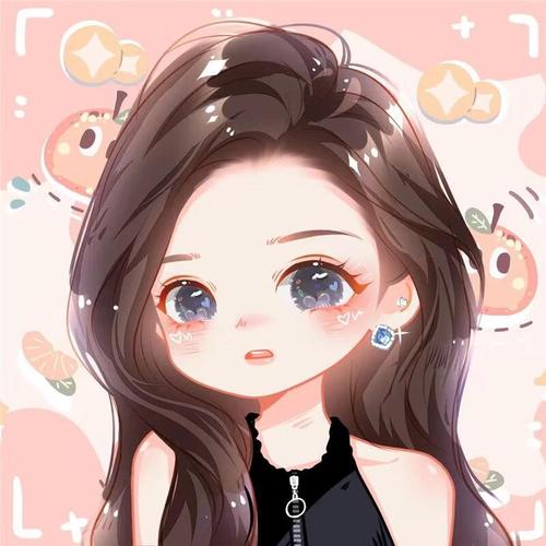 印芳 手绘头像情侣结婚软萌q版动漫卡通微信头像约稿情头家居装饰字画