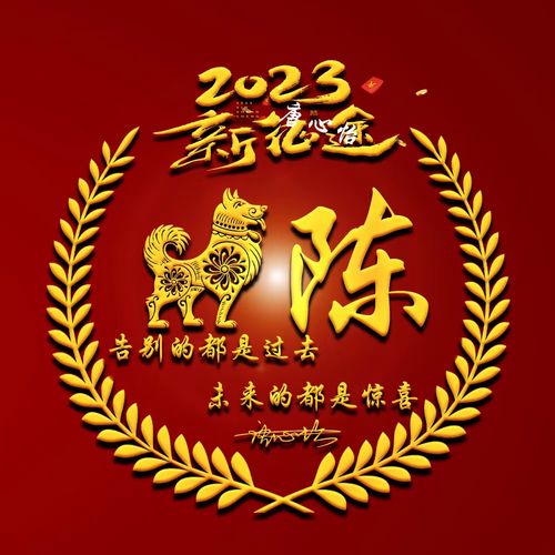 2023新年新征途兔年新款微信姓氏头像用自己名字生肖做头像好运