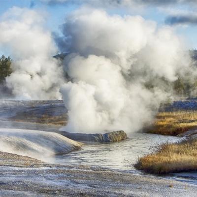 美国黄石国家公园自然风景qq微信头像图片-唯美头像