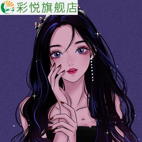 美姬 手绘头像微信头像画情侣真人照片动漫画卡通设计原创画师约稿 童